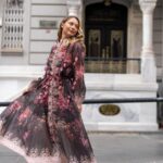 Kadın Bringhton Bağlamalı Paisley Desenli Midi Elbise