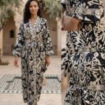 Kadın Bohem Desenli Hint Kimono